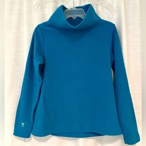 Dudley Stephens Teal Turtleneck Pullover